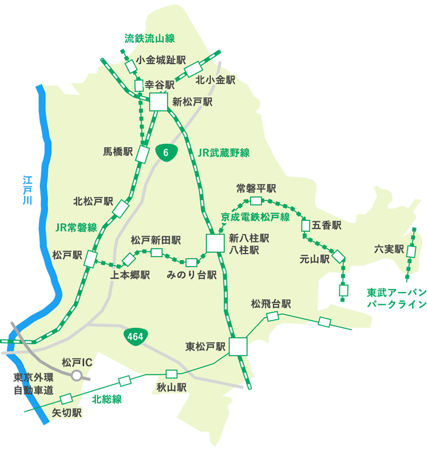 まつどライフプロモーション | 松戸市について